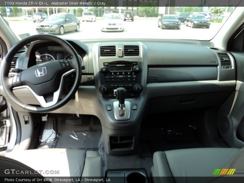 Alabaster Silver Metallic / Gray 2009 Honda CR-V EX-L