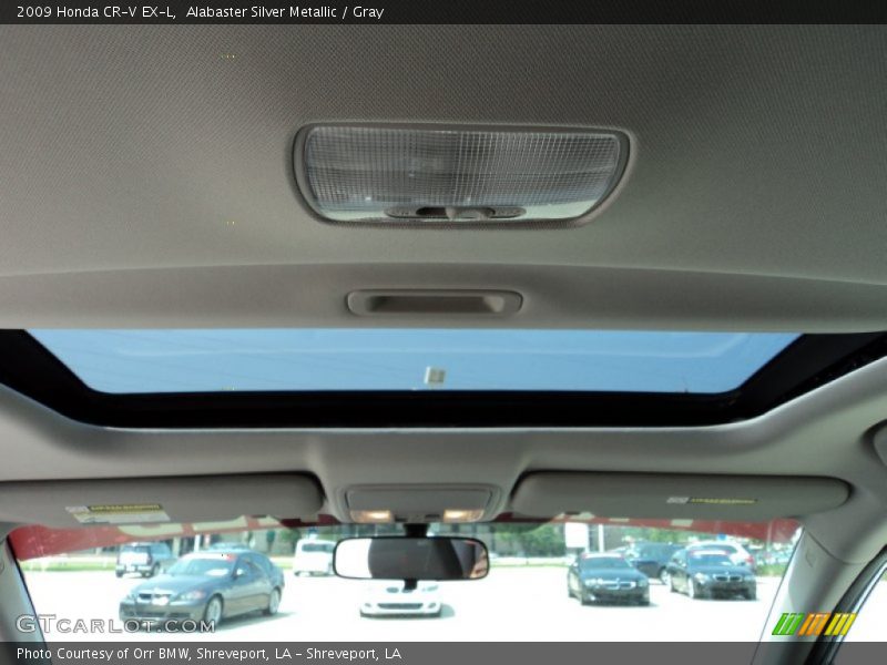 Alabaster Silver Metallic / Gray 2009 Honda CR-V EX-L