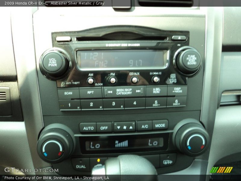 Alabaster Silver Metallic / Gray 2009 Honda CR-V EX-L