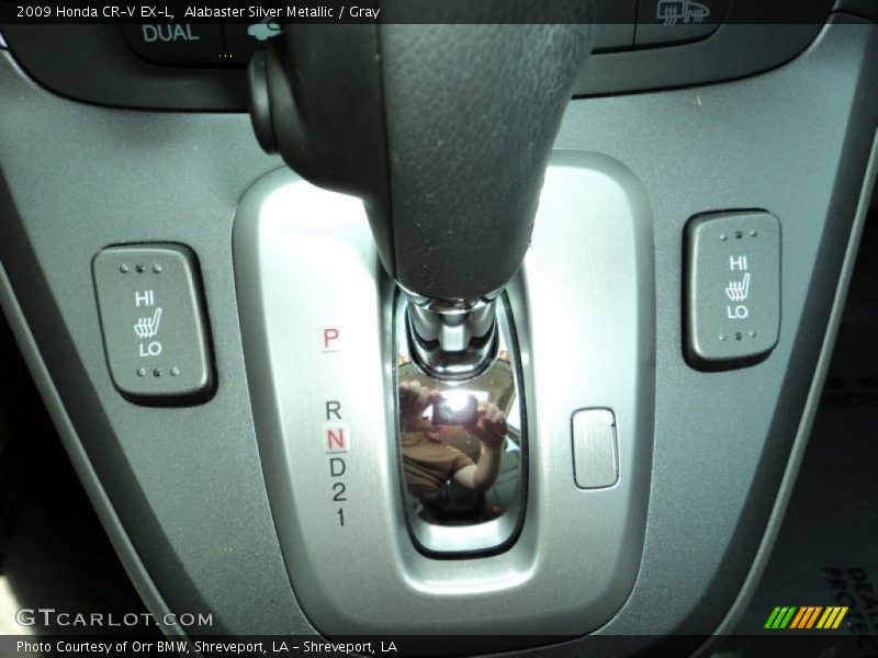 Alabaster Silver Metallic / Gray 2009 Honda CR-V EX-L