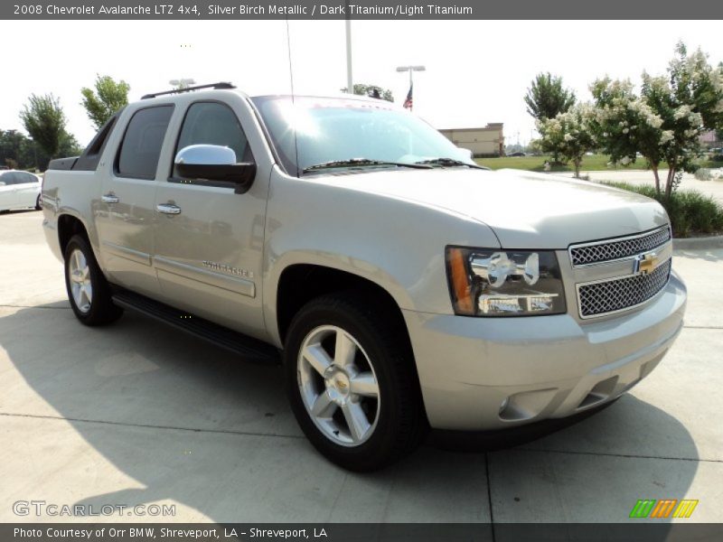 Silver Birch Metallic / Dark Titanium/Light Titanium 2008 Chevrolet Avalanche LTZ 4x4