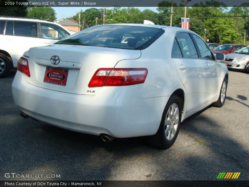 Super White / Bisque 2009 Toyota Camry XLE V6