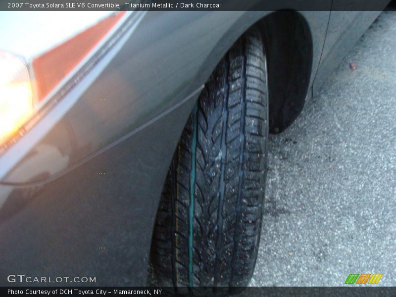 Titanium Metallic / Dark Charcoal 2007 Toyota Solara SLE V6 Convertible