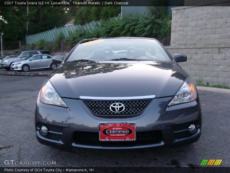 Titanium Metallic / Dark Charcoal 2007 Toyota Solara SLE V6 Convertible