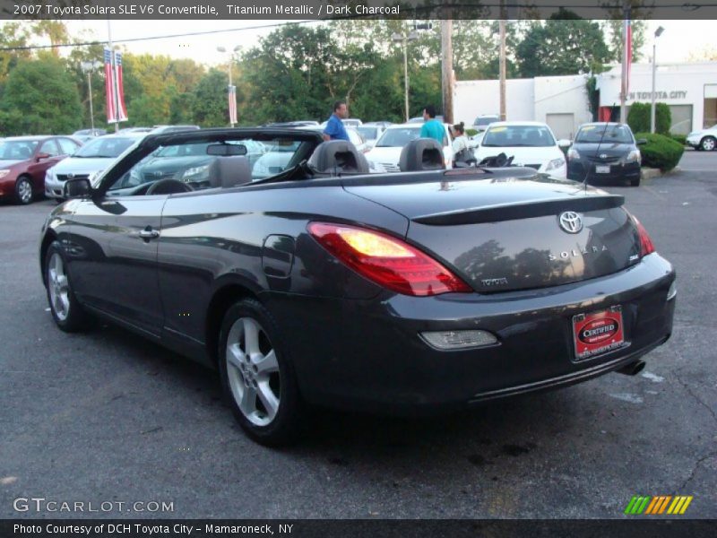 Titanium Metallic / Dark Charcoal 2007 Toyota Solara SLE V6 Convertible