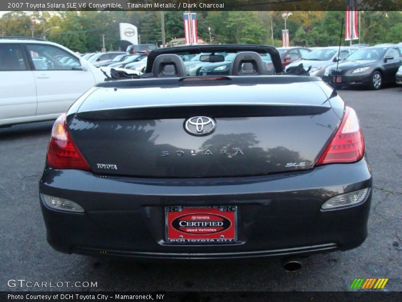 Titanium Metallic / Dark Charcoal 2007 Toyota Solara SLE V6 Convertible