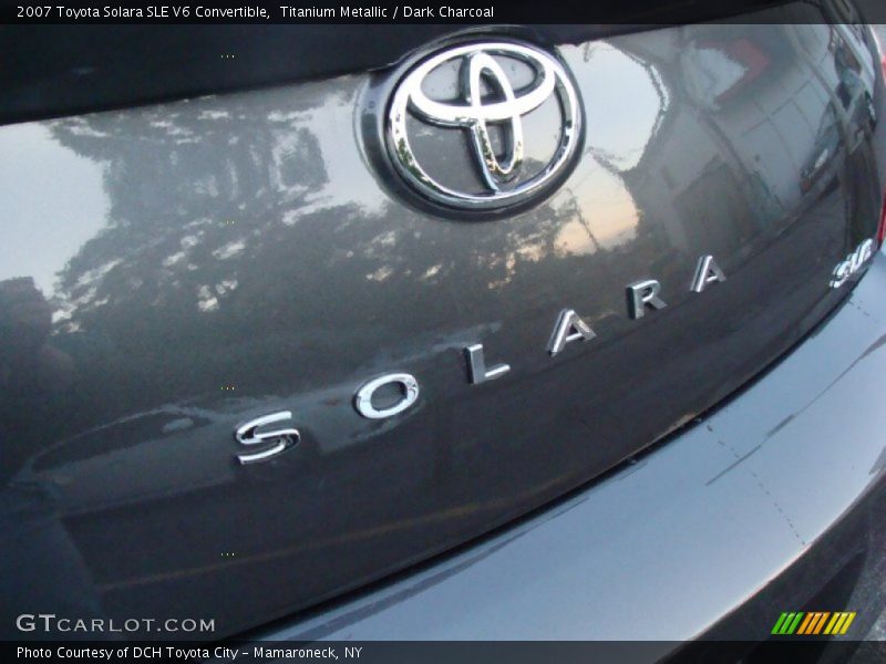 Titanium Metallic / Dark Charcoal 2007 Toyota Solara SLE V6 Convertible