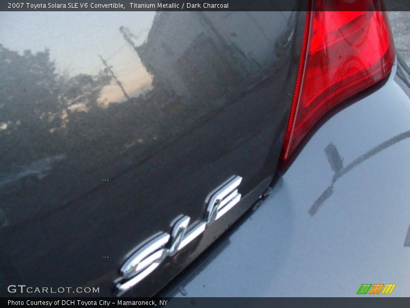 Titanium Metallic / Dark Charcoal 2007 Toyota Solara SLE V6 Convertible