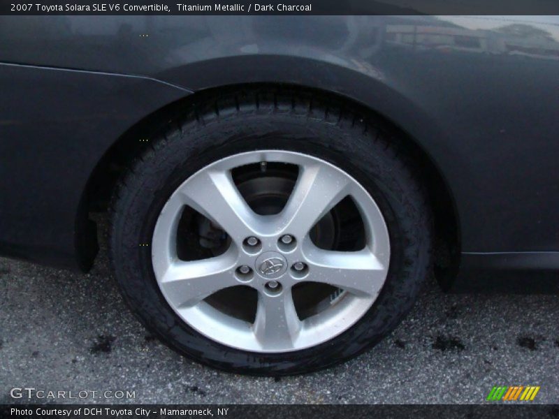 Titanium Metallic / Dark Charcoal 2007 Toyota Solara SLE V6 Convertible