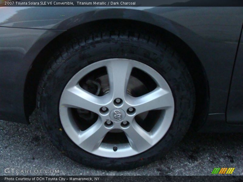 Titanium Metallic / Dark Charcoal 2007 Toyota Solara SLE V6 Convertible