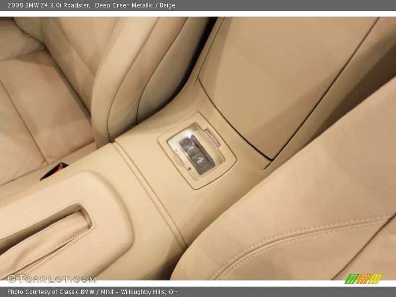 Deep Green Metallic / Beige 2008 BMW Z4 3.0i Roadster