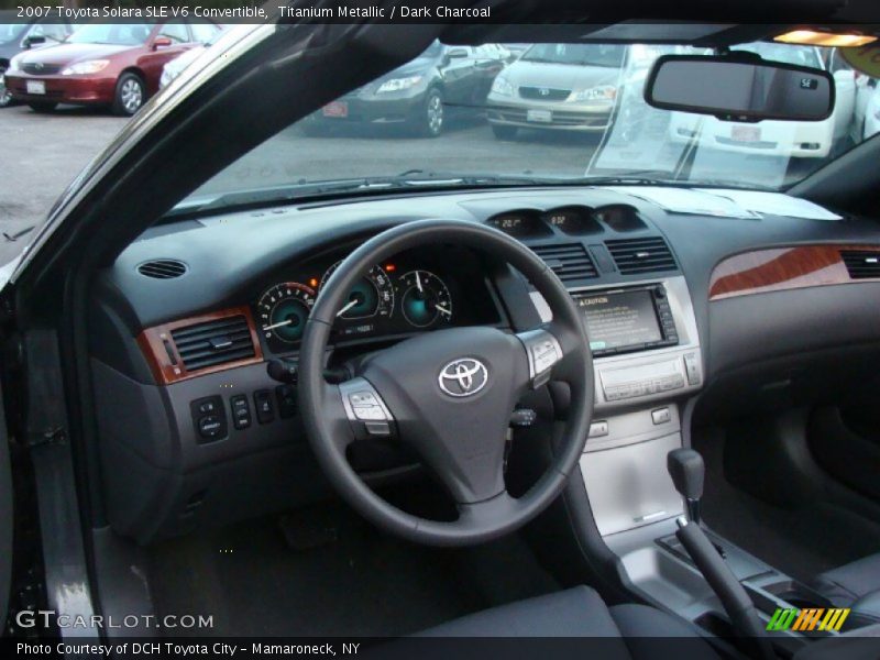 Titanium Metallic / Dark Charcoal 2007 Toyota Solara SLE V6 Convertible