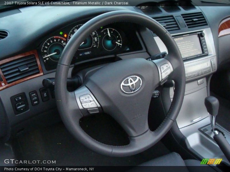 Titanium Metallic / Dark Charcoal 2007 Toyota Solara SLE V6 Convertible