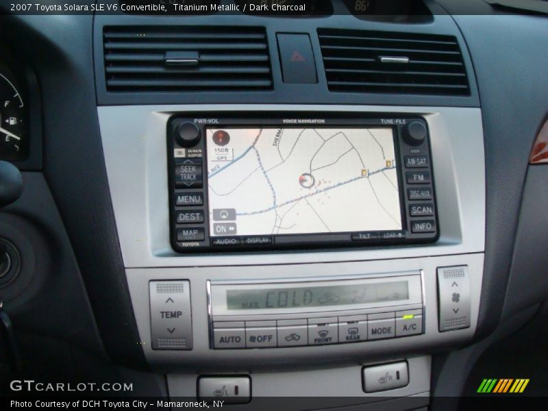Titanium Metallic / Dark Charcoal 2007 Toyota Solara SLE V6 Convertible