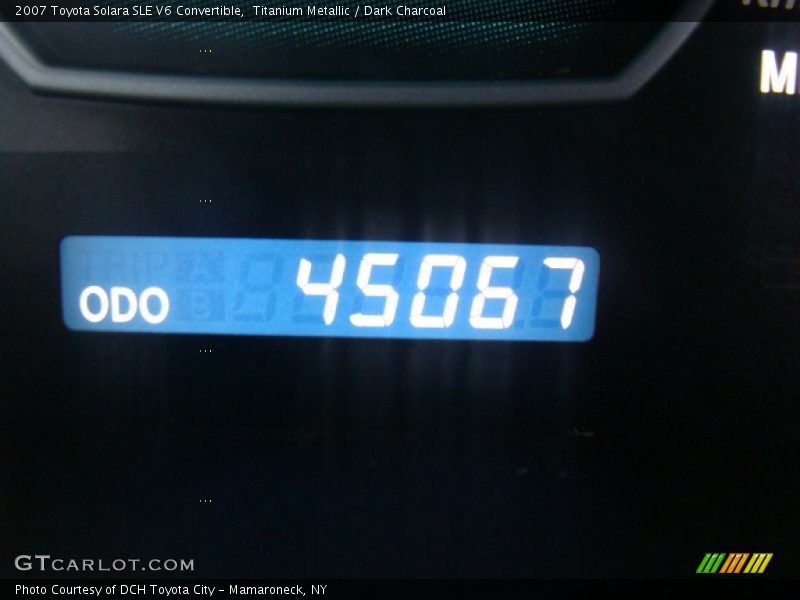 Titanium Metallic / Dark Charcoal 2007 Toyota Solara SLE V6 Convertible