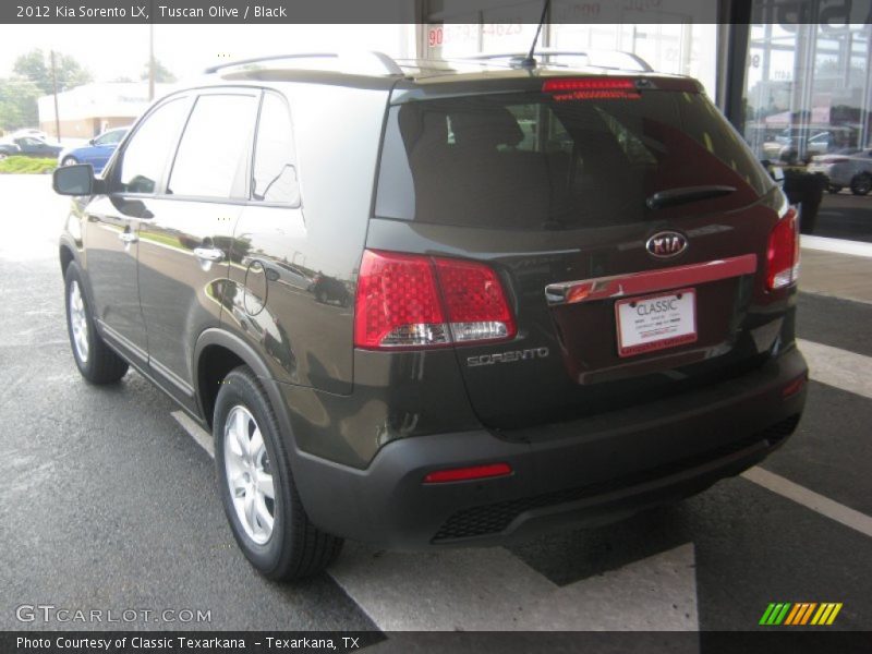 Tuscan Olive / Black 2012 Kia Sorento LX