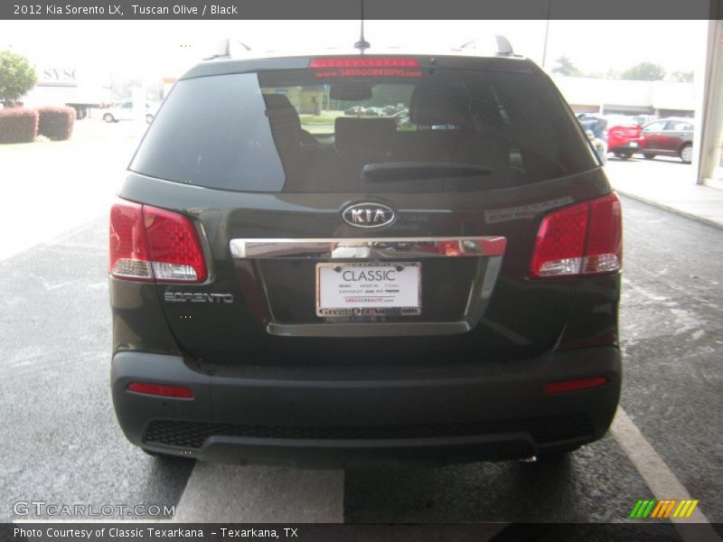 Tuscan Olive / Black 2012 Kia Sorento LX
