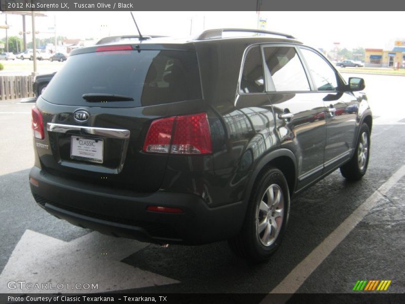 Tuscan Olive / Black 2012 Kia Sorento LX