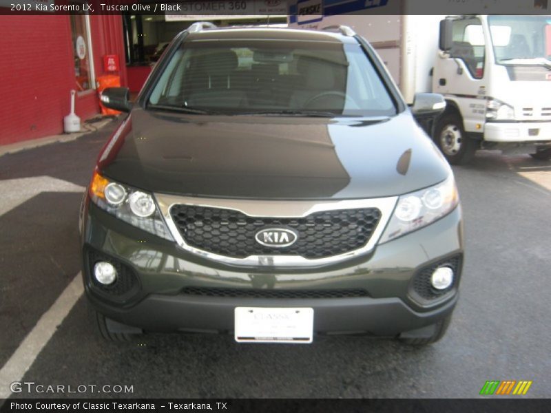 Tuscan Olive / Black 2012 Kia Sorento LX