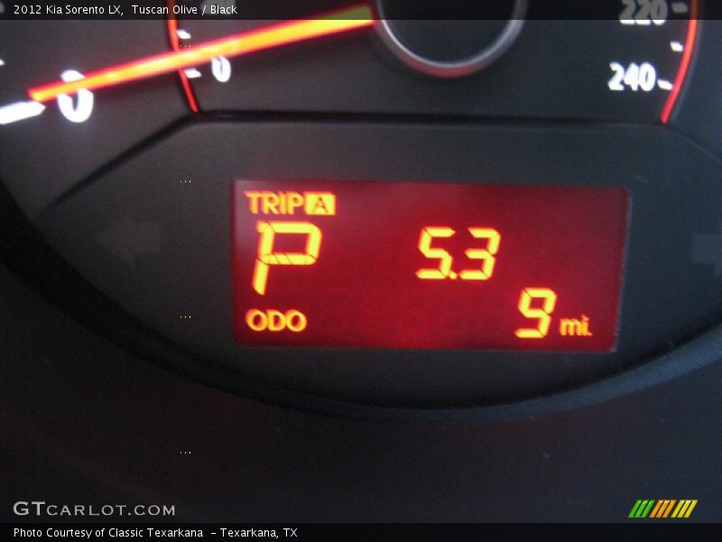 Tuscan Olive / Black 2012 Kia Sorento LX