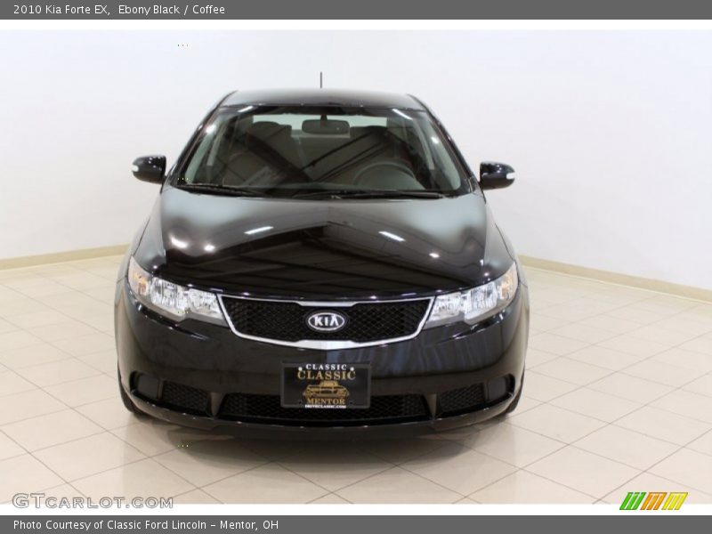 Ebony Black / Coffee 2010 Kia Forte EX