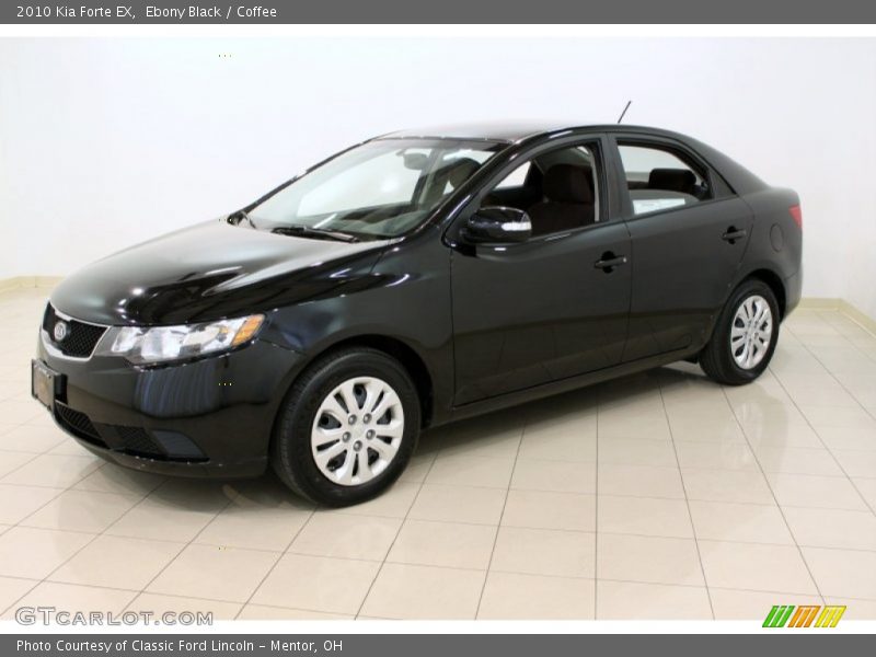 Ebony Black / Coffee 2010 Kia Forte EX