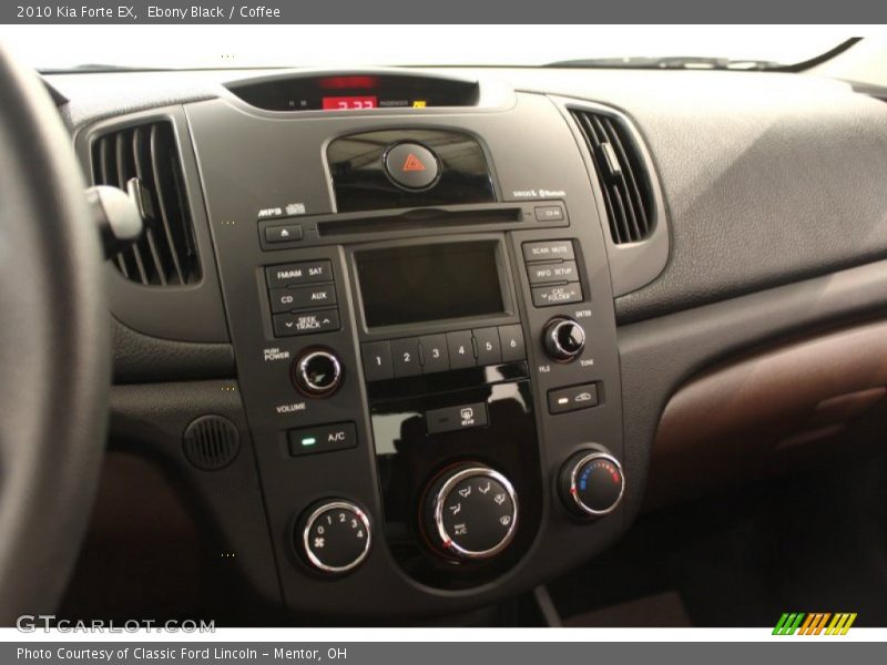 Ebony Black / Coffee 2010 Kia Forte EX