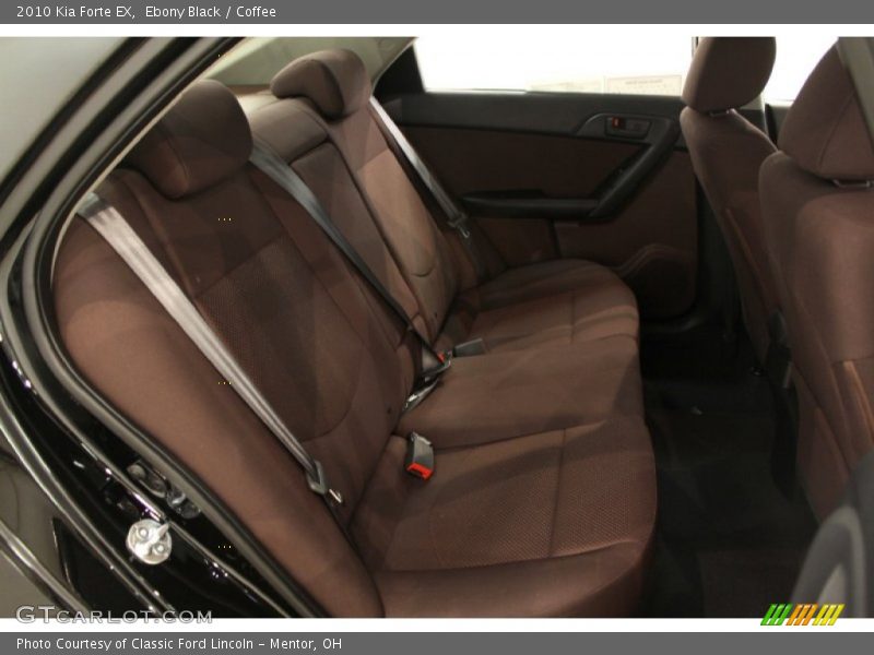 Ebony Black / Coffee 2010 Kia Forte EX