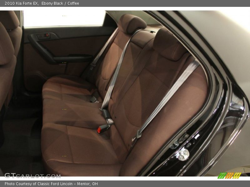 Ebony Black / Coffee 2010 Kia Forte EX