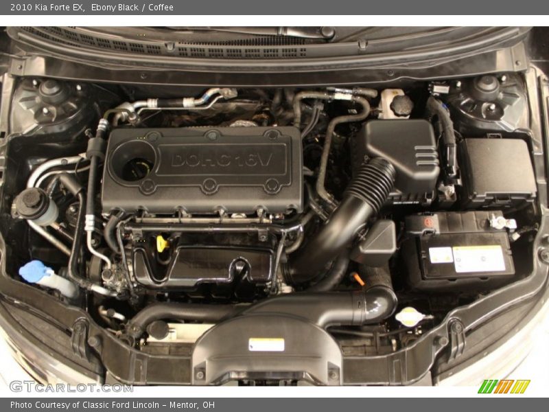 Ebony Black / Coffee 2010 Kia Forte EX