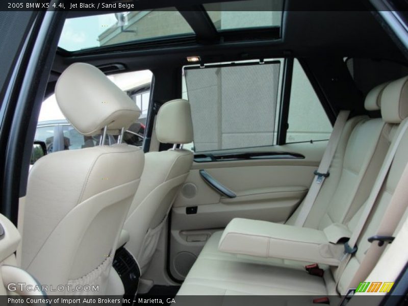 Jet Black / Sand Beige 2005 BMW X5 4.4i