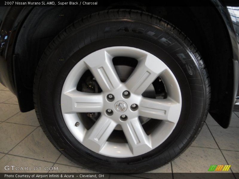 Super Black / Charcoal 2007 Nissan Murano SL AWD