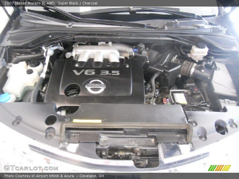 Super Black / Charcoal 2007 Nissan Murano SL AWD