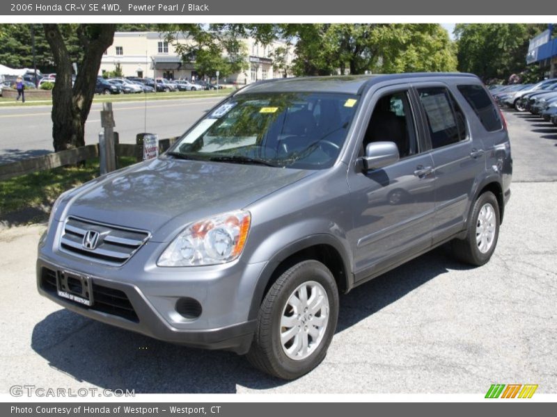Pewter Pearl / Black 2006 Honda CR-V SE 4WD