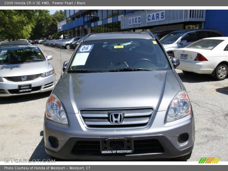 Pewter Pearl / Black 2006 Honda CR-V SE 4WD