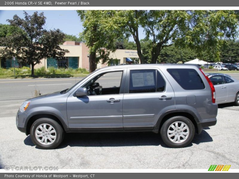 Pewter Pearl / Black 2006 Honda CR-V SE 4WD