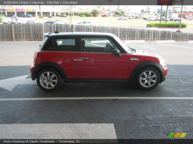 Chili Red / Grey/Black 2008 Mini Cooper S Hardtop