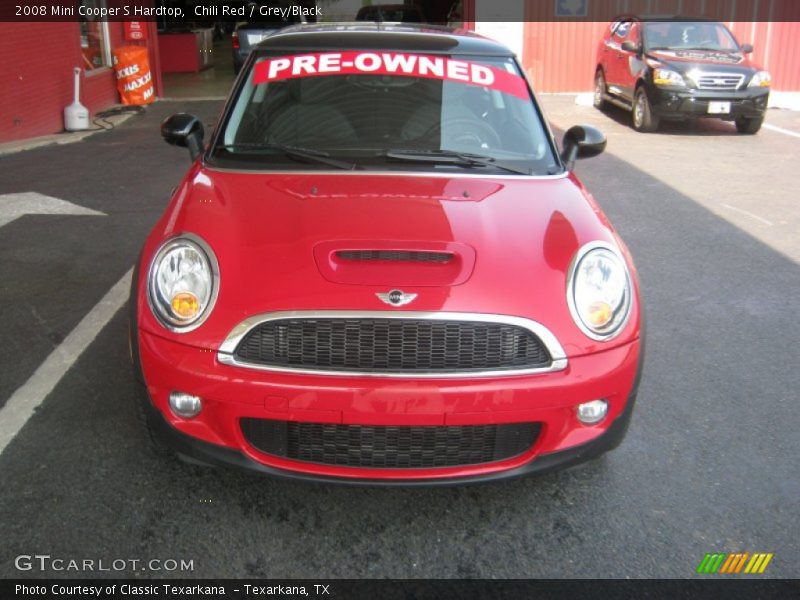 Chili Red / Grey/Black 2008 Mini Cooper S Hardtop