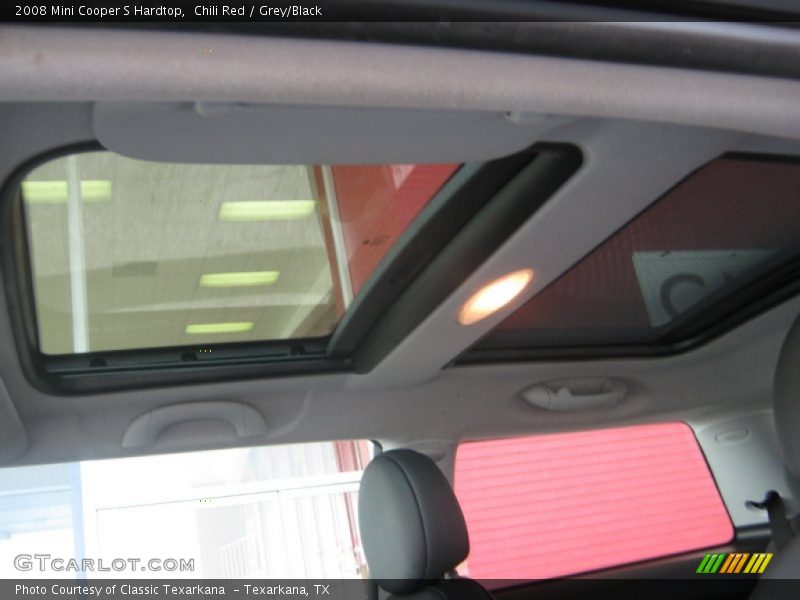 Chili Red / Grey/Black 2008 Mini Cooper S Hardtop