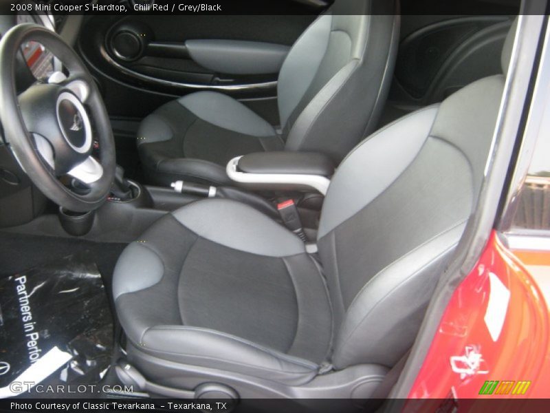 Chili Red / Grey/Black 2008 Mini Cooper S Hardtop