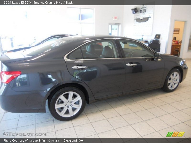 Smokey Granite Mica / Black 2009 Lexus ES 350