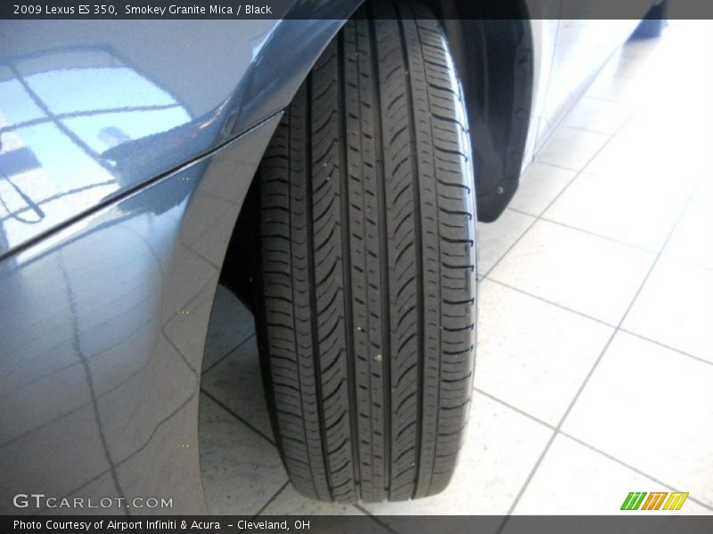 Smokey Granite Mica / Black 2009 Lexus ES 350