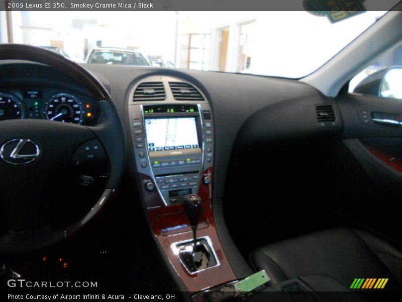 Smokey Granite Mica / Black 2009 Lexus ES 350