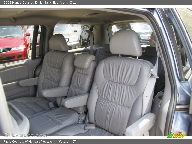 Baltic Blue Pearl / Gray 2008 Honda Odyssey EX-L