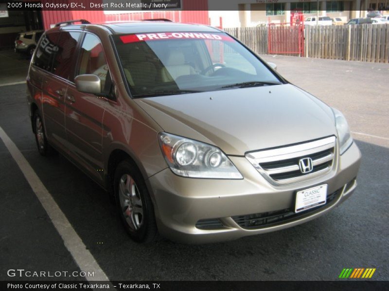 Desert Rock Metallic / Ivory 2005 Honda Odyssey EX-L
