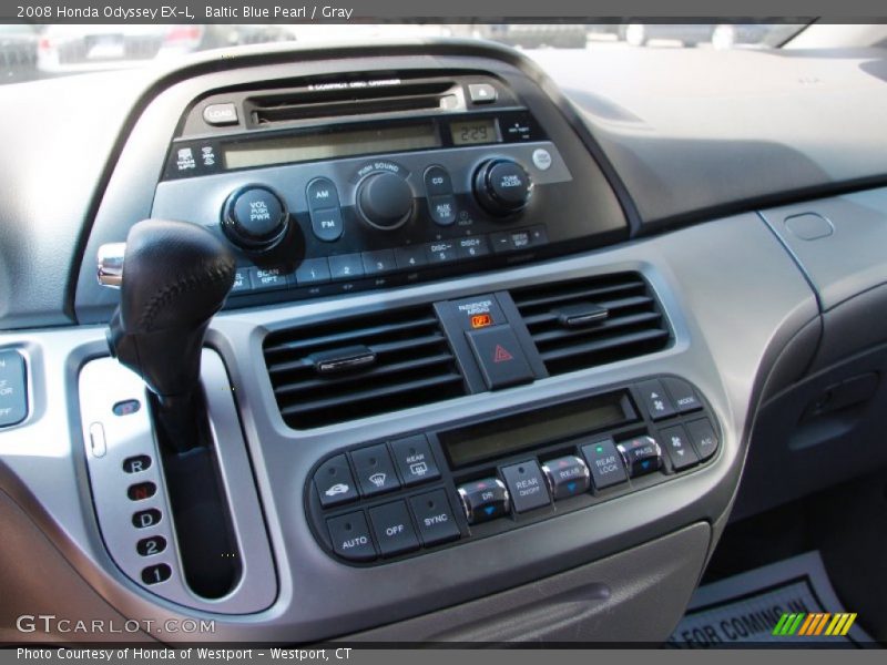 Baltic Blue Pearl / Gray 2008 Honda Odyssey EX-L