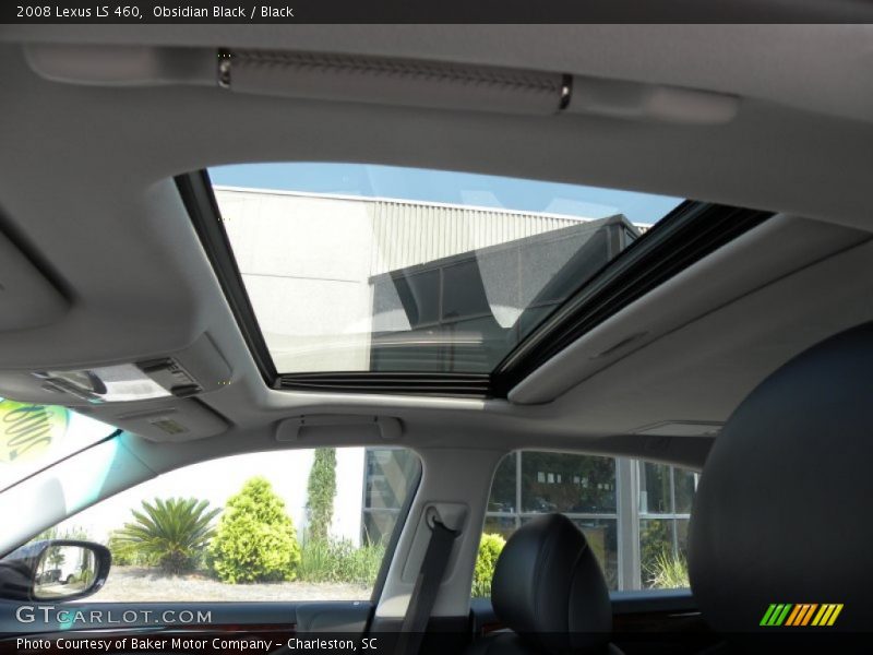 Obsidian Black / Black 2008 Lexus LS 460