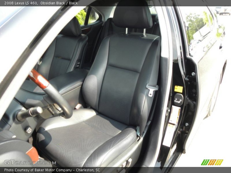 Obsidian Black / Black 2008 Lexus LS 460
