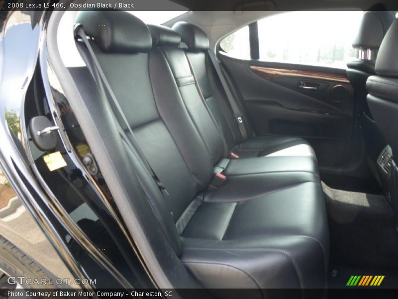 Obsidian Black / Black 2008 Lexus LS 460