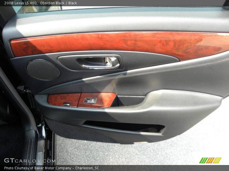 Obsidian Black / Black 2008 Lexus LS 460